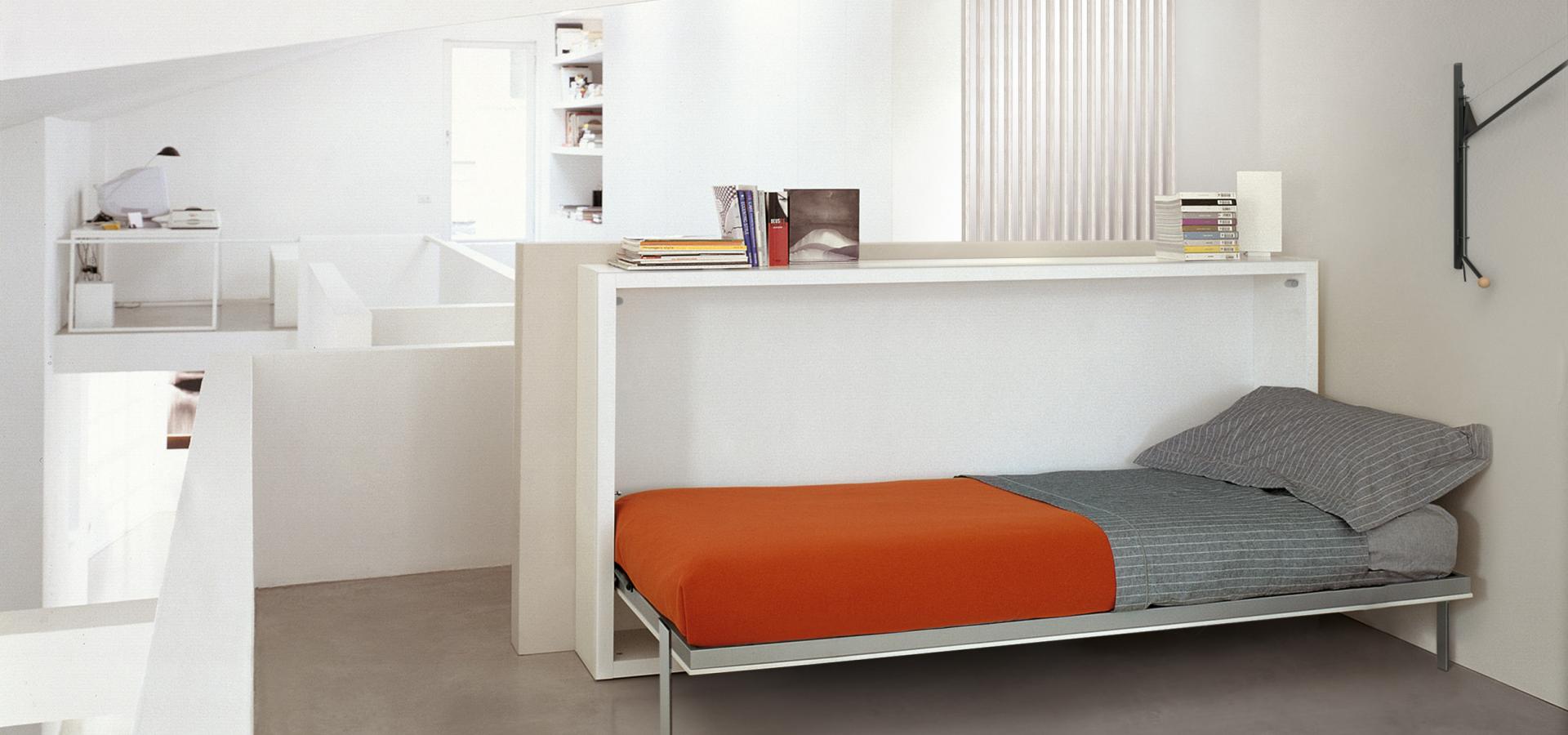 Horizontal Murphy Bed With Desk Poppi Desk Clei